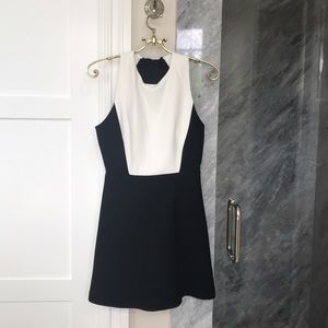 Black and white dress
